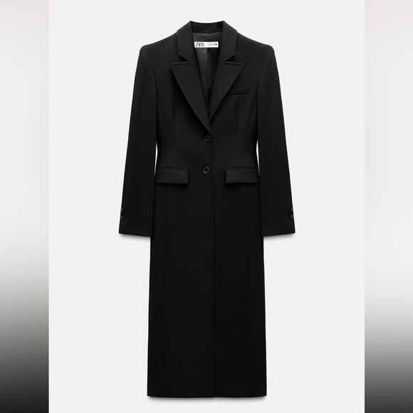 NWT ZARA Hourglass fitted Coat - Picture 1 of 6